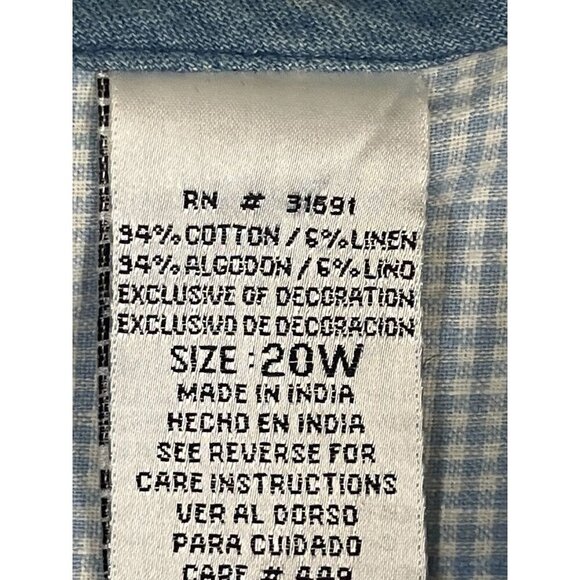 Retro Patchwork Floral Vest Blue 20W Boho Western Classic Chic Hippie Indie Folk - Picture 7 of 12